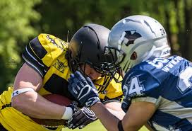 Das team der physioaesthetic freut sich sein können in sachen physiotherapie, krankengymnastik, manuelle therapie usw. Kornwestheim Cougars Vs Ludwigsburg Bulldogs 2018 Foto Bild Sport Motive American Football Bilder Auf Fotocommunity