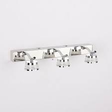 Mirrea 48in led vanity light for bathroom lighting dimmable 46w brushed nickel finished stainless steel and frosted acrylic. Vanity Light Bathroom Vanity Lights Junoshowers