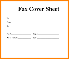 Blank Fax Cover Sheet Template