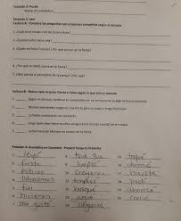 Unidad 3 lección 1 retea: Vhlcentral Answers Spanish 3 Lesson 4