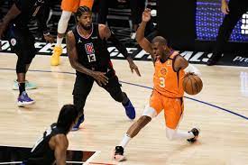 Suns lose another player, but it doesn't seem to matter 11:09 p.m. Suns 130 Clippers 103 Chris Paul Destroys La With 41 Points As Phoenix Advances To Nba Finals The Athletic