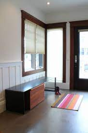 A chair rail, also known as a dado rail, is a horizontal piece of trim that usually runs the perimeter of a room approx 36″ from the floor, but can also be awkwardly placed on a single wall (popular in the '90s). 3 Wainscot While The Space Between The Chair Rail And Baseboard Can Be Finished As The Rest Of The Wall White Wainscoting Wainscoting Styles Dark Wood Trim