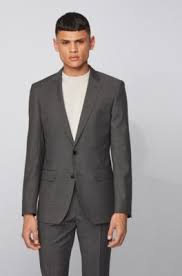 Kevin lobo, brand & creative director boss black menswear, erklärt im video, wie sie die passende krawatte zum hemd finden. Hugo Boss Elegante Herrenanzuge Business Casual