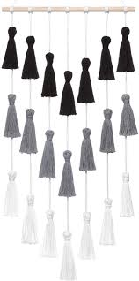 Dark sheets should be washed in cool water, while light and white sheets can handle any temperature. Amazon Com Dahey Macrame Wall Hanging Woven Tapestry Tassels Wall Art Boho Home Decor For Christmas Living Room Bedroom Nursery Room Black Gray And White 29 X 15 Everything Else