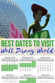 The Best Time To Go To Disney World In 2020 2021 Free Printable Calendar Disney World Vacation Planning Walt Disney World Vacations Disney World Vacation