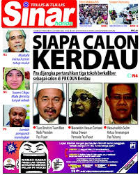 Drama musang king makin panas! Lima Tokoh Pas Di Muka Depan Sinar Harian Dup Pahang Weblog