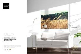 Dibond Acrylic Prints Generator In 2020 Frame Mockups Design Decor Design