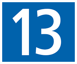 13 (number), the natural number following 12 and preceding 14. Hauptstrasse 13 Wikipedia