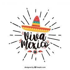 Viva Mexico Lettering Background With Hat Viva Mexico Mexico Wallpaper Mexico Design