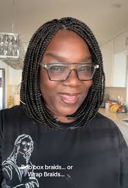 90s Box Braids Bob