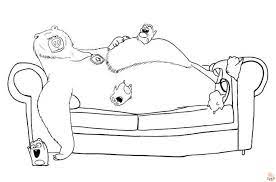 Fun and Free Grizzy and the Lemmings Coloring Pages for Kids