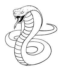 Some of the snake images on these coloring printables are designed to mimic a cartoon character. How To Draw A Cobra Snake Step By Step Easy Peepsburgh