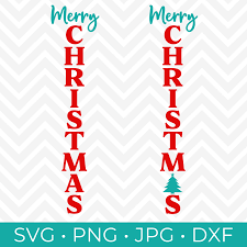 Download Christmas Porch Sign Svg Christmas Vertical Svg Happy Go Lucky