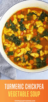 These combine the naturally sweet taste of crawfish tails with the cajun 'trinity' of onions, bell peppers, and celery, with an extra kick from the cajun seasoning. Turmeric Chickpea Vegetable Soup
