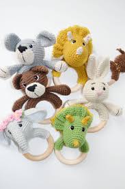 Handmade Baby Rattle Newborn Toys Handmade Toys Crochet Nursery