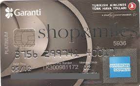 12 24 36 48 60 72 84 96 108 120 180 240. Turk Hava Yollari Amex Platinum Garanti Bank Turkey Col Tr Ae 0011