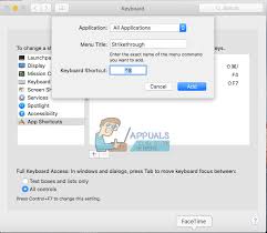 How To Strikethrough Using A Keyboard Shortcut On A Mac Appuals Com