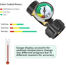 Made of brass, the 50120 tank gauge offers an easy way to keep an eye on your fuel tank. Buy Upgraded Propane Gauge Level Indicator Propane Cylinder Gauges 3 Colors Coded Universal Propane Gas Gauge Type 1 Connection For Bbq Gas Grill Camper Propane Tank Online In Germany B083qmkf11