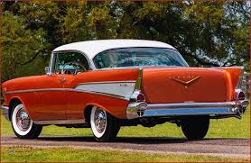 Image result for Orange Red 1957 Motorcycle