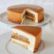 Entremets Pomme Caramel Dodofairy Gateau Pomme Caramel Pomme Caramel Gateaux Et Desserts