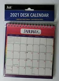 Free printable 2021 calendar in word format. 2021 Monthly Spiral Flip Calendar Easel Stand Up Desk Top Planner Strips 6 5 X 6 639277665089 Ebay In 2020 Flip Calendar Stand Up Desk Monthly Desk Calendar