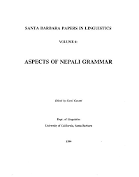 A list of manga collections mangasusu is in the manga list menu. 1994 Aspects Of Nepali Grammar Department Of Linguistics