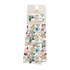 Modern pastel gray teal striped pattern kitchen towel. Mary Square Set Of 2 Peach Floral Kitchen Tea Towels Don T Know What Tomorrow Ebay