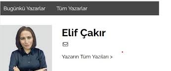 Elif çakır kabataş olayı hakkında yaptığı söyleşi ile gündeme gelmiştir. Ofbhxw Asqqftm