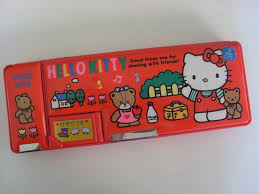 Hello Kitty Pencil Box 1991 Hello Kitty Kitty Childhood Memories