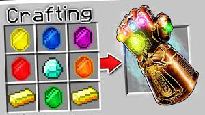 Maybe you would like to learn more about one of these? Crafting The Infinity Gauntlet In Minecraft Youtube