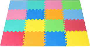 Floor puzzles for kids are a must in the early classroom. Amazon Com Prosource Puzzle Solid Foam Play Mat For Kids 16 Tiles With Edges Assorted Toys Games