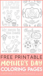 I love you mom and dad coloring page from father's day category. Mother S Day Coloring Pages Free Printables Happiness Is Homemade