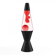 Now, this is the very first photograph: 14 5 Lava Brand Black Lava Lamp Red Clear