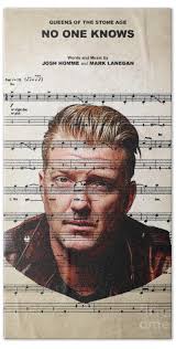 Queens Of The Stone Age Bath Towels for Sale