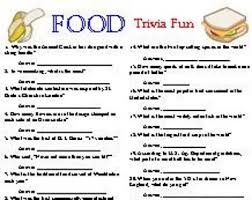 10 food trivia worksheets including: Food Trivia Etsy