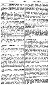 Hobson Jobson: A Glossary of Colloquial Anglo-Indian Words and Phrases, and of Kindred Terms, Etymological, Historical, Geographical, and Discursive