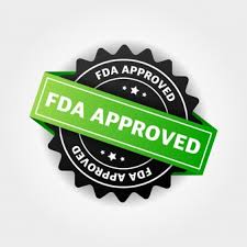 The united states food and drug administration is a federal agency of the department of health and human services. Fda Genehmigtes Bannerdesign Uber Weiss Premium Vektor