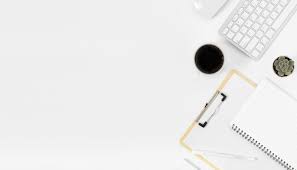 Look no further than the beautiful white desktop. Minimal Office Desk Table Top View With Office Supply And Coffee Cup On A White Table With Copy Space White Color Workplace Composition Flat Lay 1884561 Stock Photo At Vecteezy