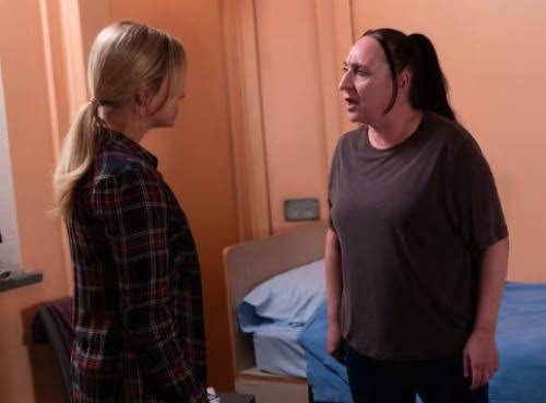 Where Corrie fans have seen Sarah Platt's prison inmate Kacey before. 👀  Sarah Platt is currently trapped behind bars after DS Lisa Connor-Swain  gathered enough evidence to charge her with killing Theo