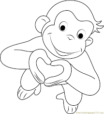 In another coloring page, you can see george trying to get back to his owner's apartment using the elevator. Pin On Curious George