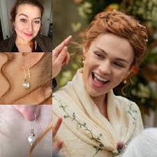Brianna Fraser Mckenzie Wedding Earrings Outlander Inspired Pearl Earrings 