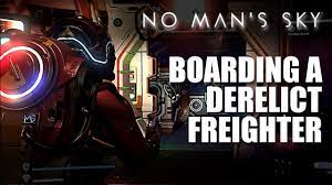 Boarding An Abandoned Derelict Freighter In Nomanssky Ps4 Youtube