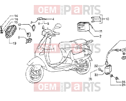 Image of Vespa electrical system