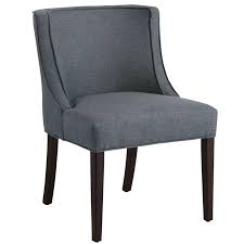 We Love The Tailored Look Of Our Hand Upholstered Dining Chair Classic Yet Contemporary Eva Features A Ti Navy Dining Chairs Dining Chairs Dining Room Chairs