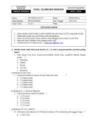 Tanpa panjang lebar, berikut ini soal pilihan ganda tentang sepak bola dan jawaban. Soal Essay Tentang Sepakbola Kls 9 Jawabanku Id