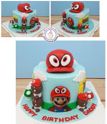 A mario kart themed birthday cake is more popular with kids, however the game is enjoyed by players of all ages. Freshbakes Super Mario Theme