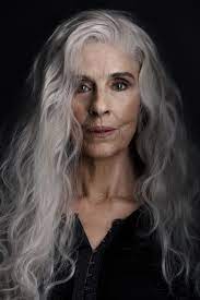 I Took A Photo Of An Older Lady She S An Aspiring Actress And I Think She S Pretty Beautiful Long Gray Hair Beautiful Gray Hair Long Hair Styles