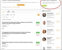 Image of ORCID website