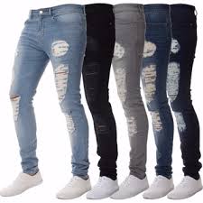 Why pay more for an expensive pair of ripped jeans when you can rip one yourself? Men Ripped Skinny Jeans Jeans Prices And Deals Men S Wear Jul 2021 Shopee Singapore