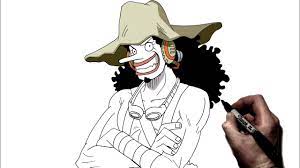 How To Draw Usopp | Step By Step | One Piece - Youtube